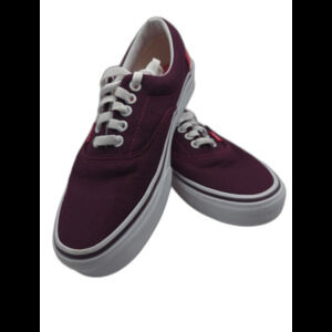 Vans Low Top Burgundy/Pink Lace Up Sneakers Men's Size 7 Women's 8.5